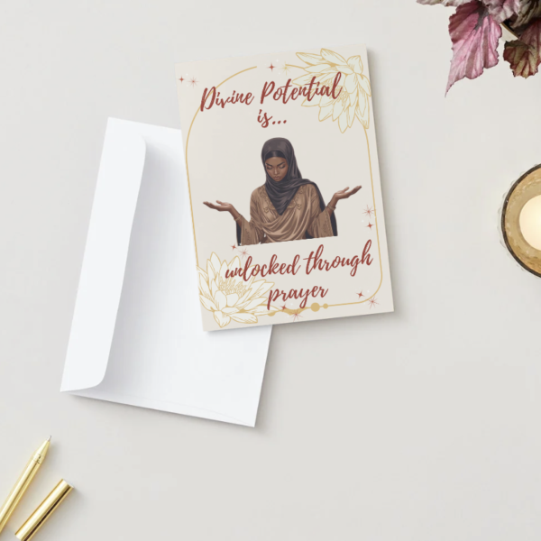 Divine Potential Is… Unlocked Through Prayer (5×7)