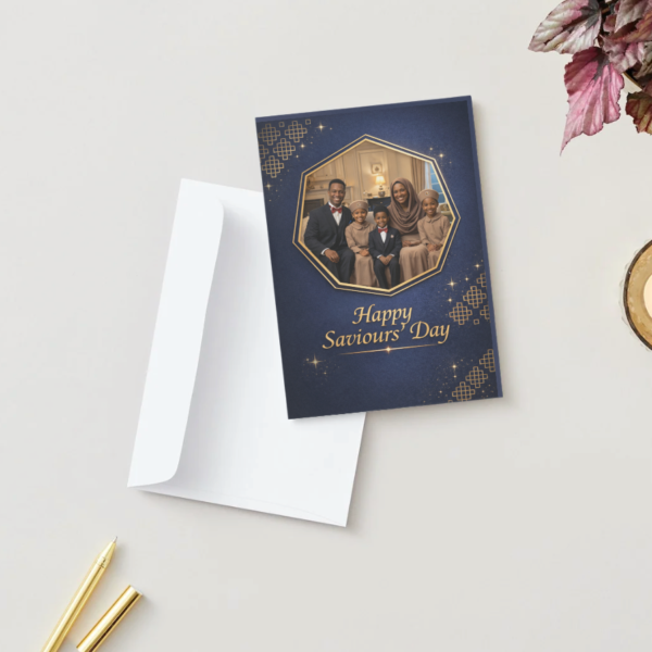 Happy Saviours’ Day – Family Celebration Card (5×7)